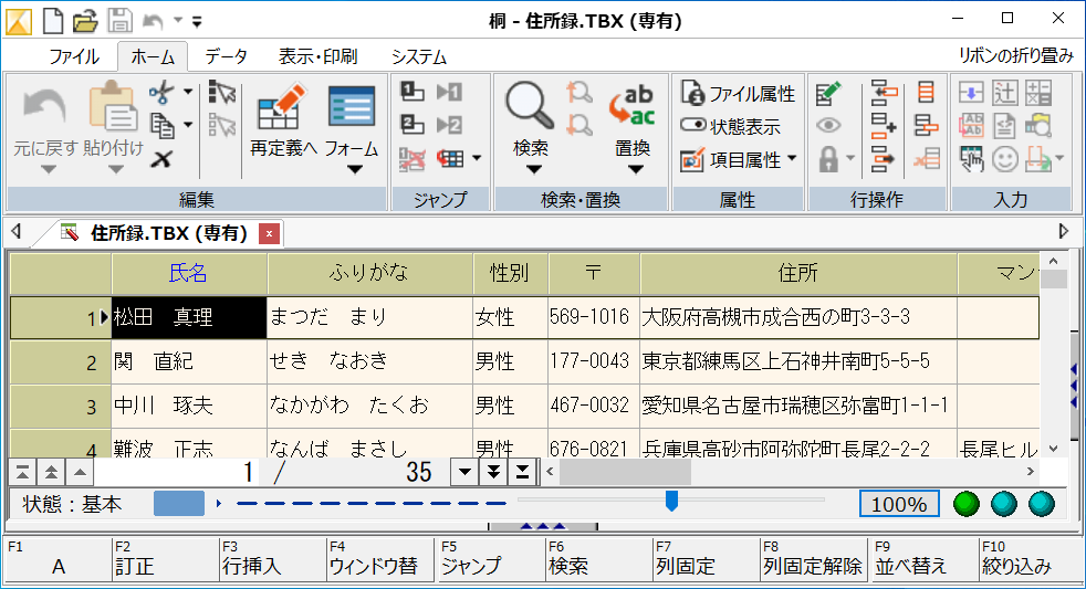 システムの表示サイズ：150％